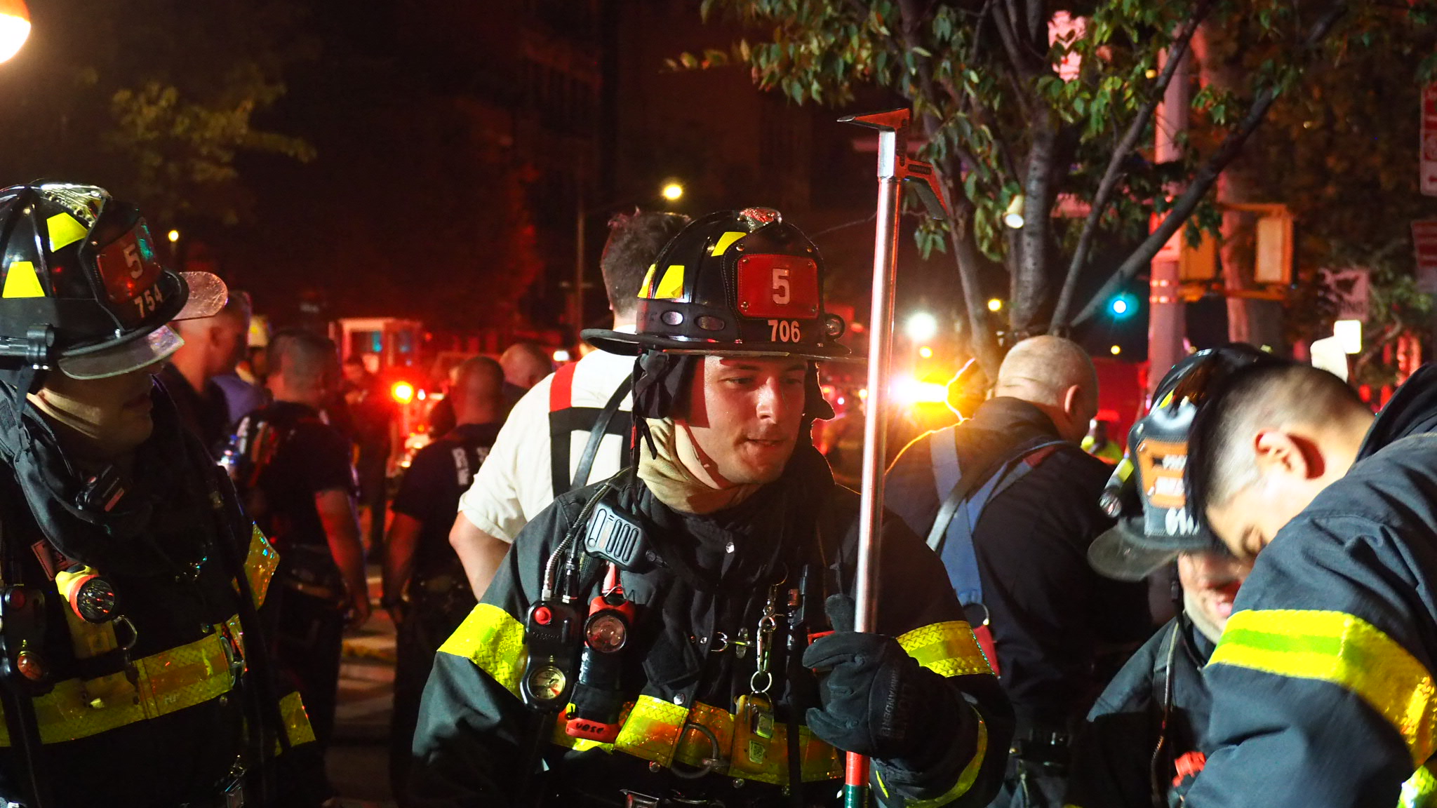 FDNY worked through the evening to keep everything under control